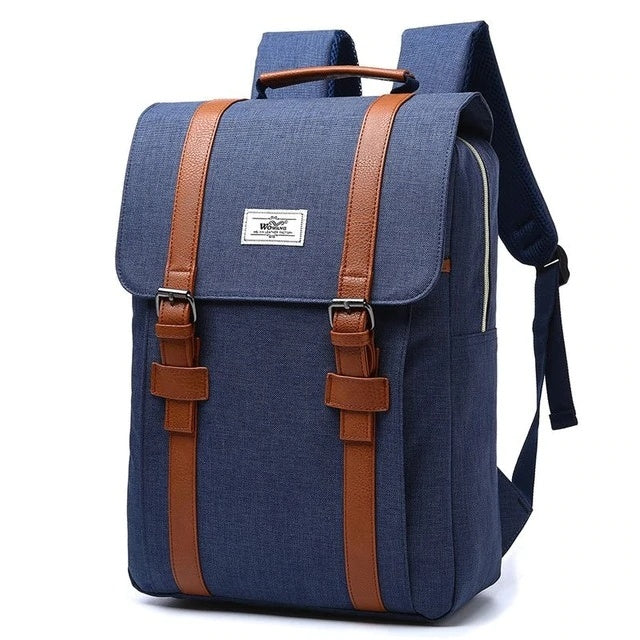Unisex Canvas Computer Backpack – Waterproof Nylon Sports Fashion Bag