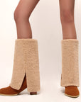 Women’s Plush High Heel Suede Boots – Elegant Winter Fashion Statement