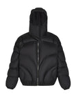 Unisex Thick Cotton Padded Jacket – Detachable Hood &amp; Collar Winter Coat