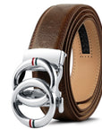 Automatic Alloy Buckle Cowhide Genuine leather Men's Belt