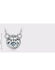 1 Karat Moissanite Necklace For Women