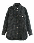 Women Plaid Pattern Thick SHIRT