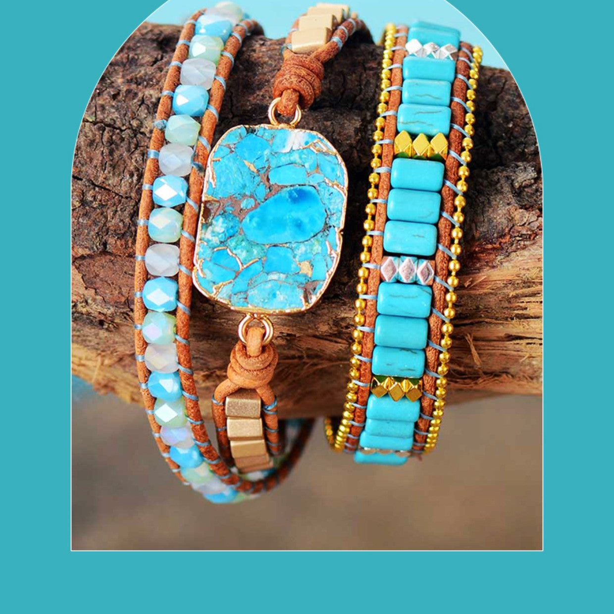 Turquoise Bracelet Bohemian Style Bracelet UNISEX