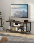 TV Cabinet With Power Socket And LED Lights ( USA ONLY + 3 TO 7 DAYS SHIPPING)