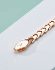 Rose gold Snake Bracelet For Women Adjustable