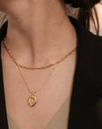 Women's Double Layered Chain Collarbone