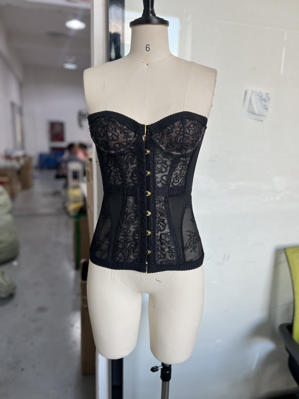 Women’s Fishbone Corset Tube Top – Sexy Slim-Fit Strapless Design