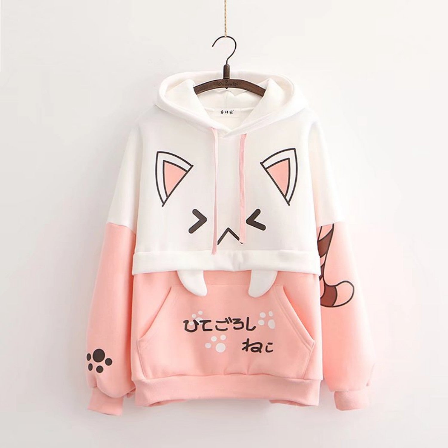 Women’s Forest Fleece Hoodie – Cozy Autumn &amp; Winter Cartoon Style