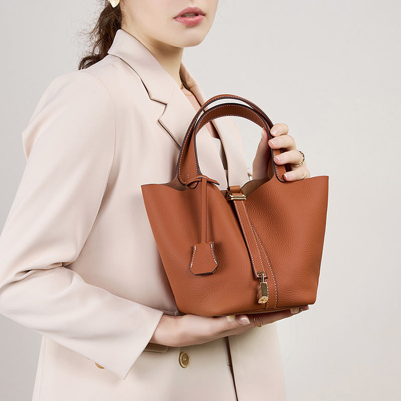 Real Leather Handbag women