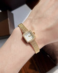 Women's Square Retro Quartz Watch