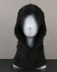 Mohair Scarf With One Hat For Women's Winter