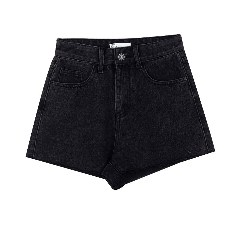 Vintage Black Denim Shorts for Women – Edgy &amp; Effortless
