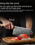 KD 67 Layer Damascus Knife Set - Nakiri Knife