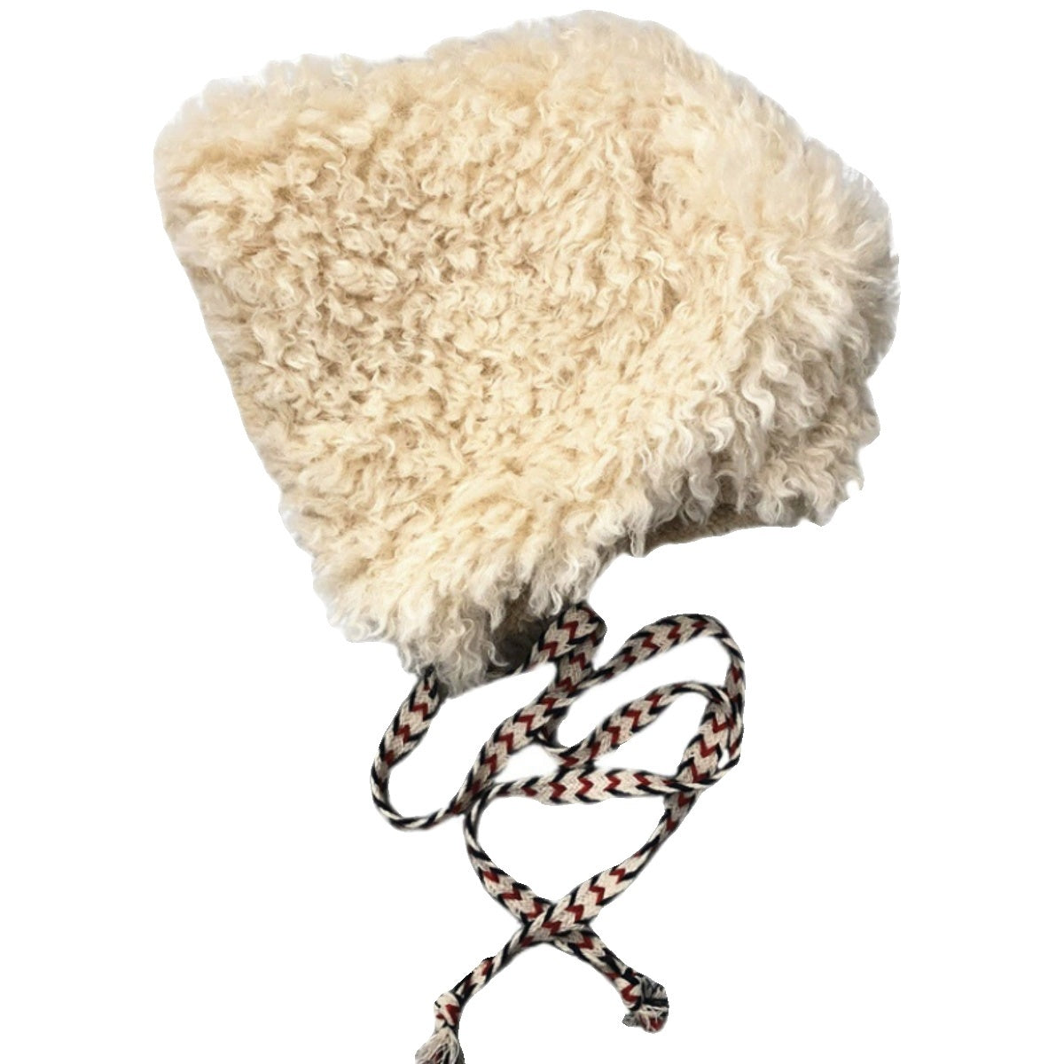 Japanese Cute Lamb Fur Hat – Cozy Warmth with Kawaii Charm