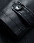 Men's leather coat