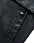 Men's leather coat