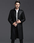 Men's leather coat