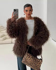 Coat Faux Fur Jacket