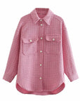 Women Plaid Pattern Thick SHIRT