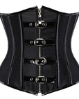 Belt Buckle Corset Red Shapewear For Women