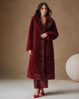 Women’s Elegant Faux Fur Coat – Trendy Autumn & Winter Luxury Style