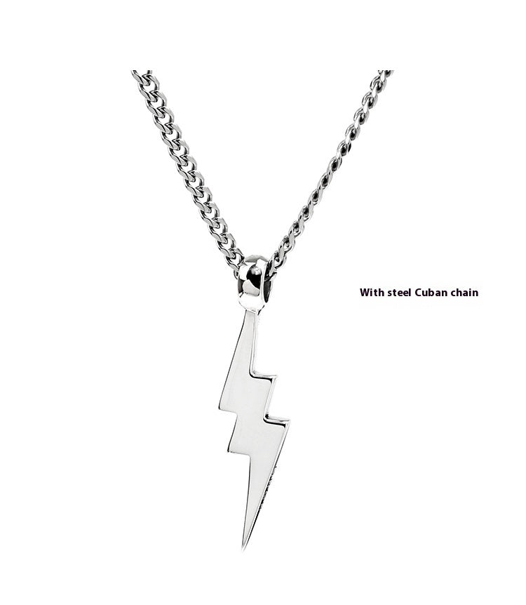 S925 Lightning Lightning Pendant For Men