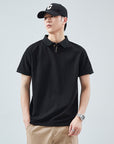 Lapel Polo Shirt Men's