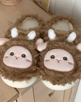 Lovers Cute Cartoon Cotton Slippers Men And Women