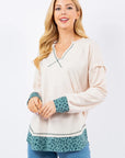 Celeste Full Size Shoulder Blouse (USA ONLY + 3 TO 5 DAYS SHIPPING)