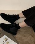 Warm Cotton Shoes With Fleece And Thick Fur