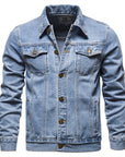 Men's Denim Jacket Cotton Casual Slim Jacket Men