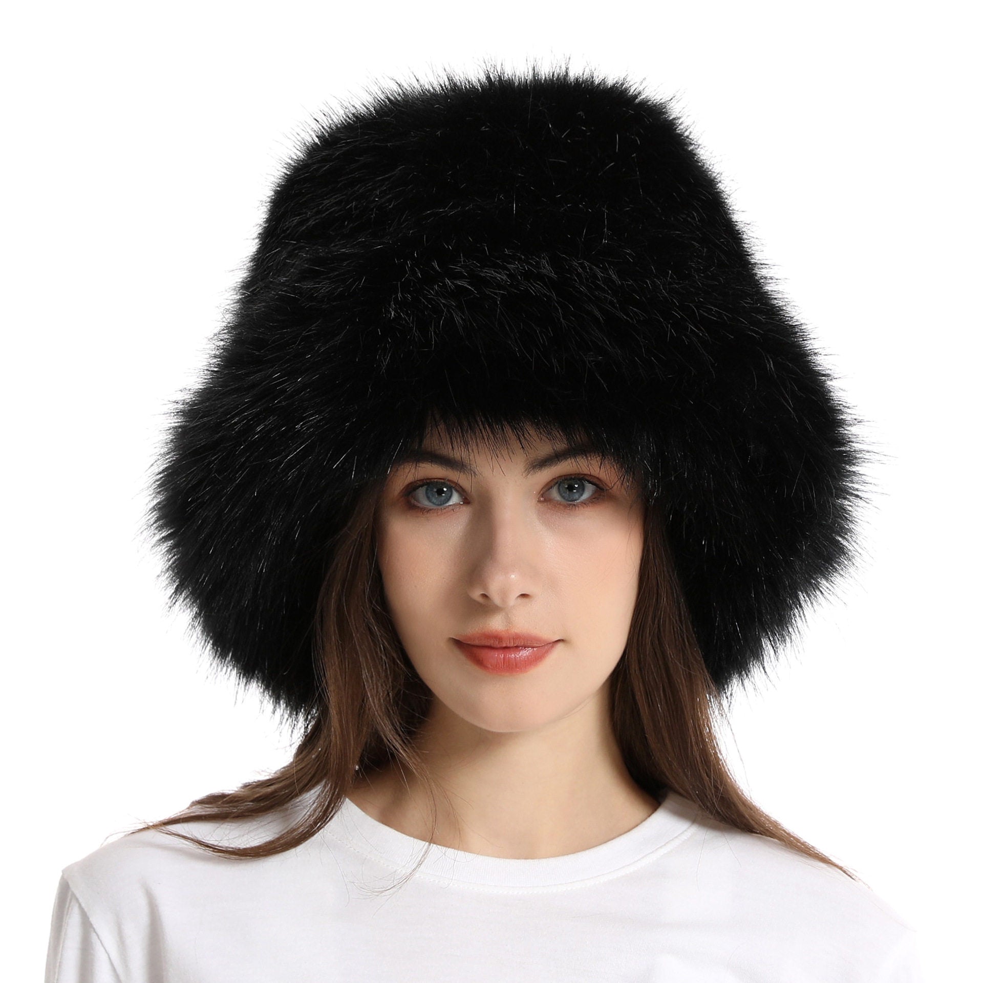 WOMEN'S Winter Warm Thickened Faux Fur Hat – Cozy Elegance with European Style
