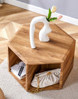 Hexagonal MDF Coffee Table ( USA ONLY + 3 TO 5 DAYS SHIPPING)