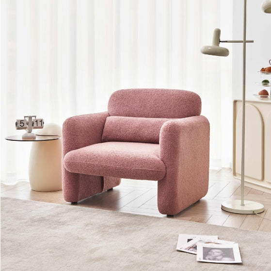 Cashmere Sofa, Modern Single SOFA / CHAIR ( USA ONLY + 3 TO 5 DAYS SHIPPING)