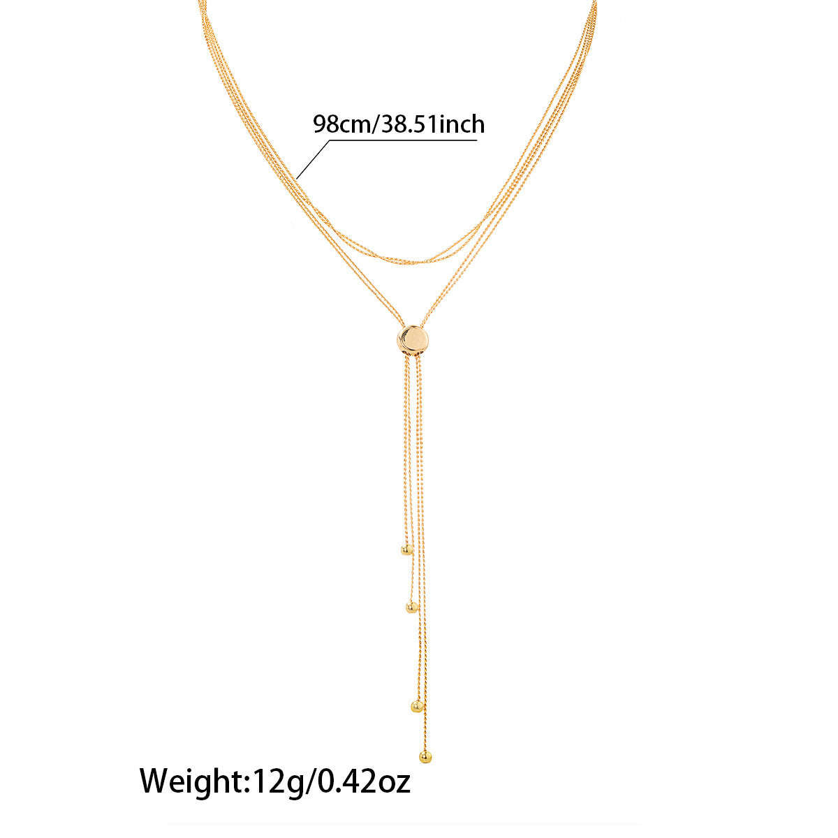 Women Adjustable Y-Shaped Pearl Pendant Necklace – Korean Fashion Geometric Alloy Chain Chic Long Necklace