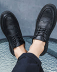 Men's Shoes Small Leather Shoes