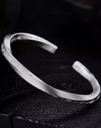 999 Sterling Silver Viking Bracelet Men