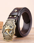 Cow Head Copper Buckle Belt ( 3 to 7 Days shipping)