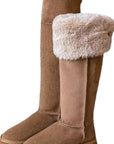 Women's Long Snow Winter Fleece-lined Thickened New Platform Cotton Shoes Below The Knee Long Boots