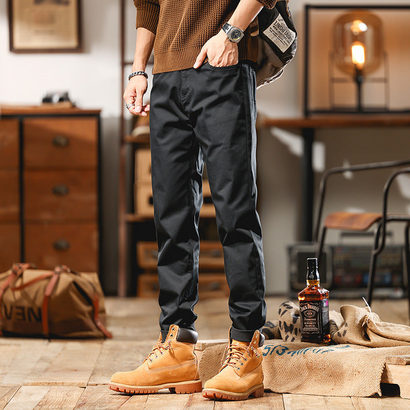 Business Style Slim-fitting Long Pants