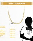 S925 Sterling Silver Necklace  Carven Design Chain WOMEN