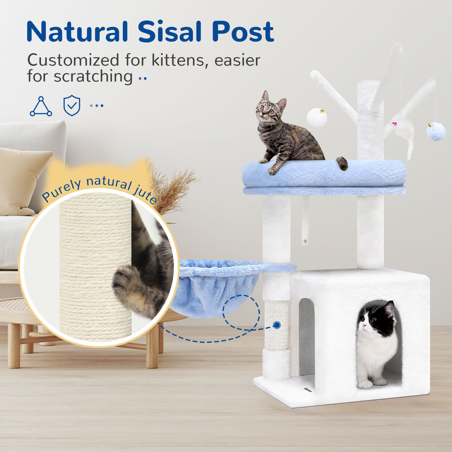 39 Inch Cat Climbing Frame ( USA ONLY + 3 TO 5 DAYS SHIPPING)