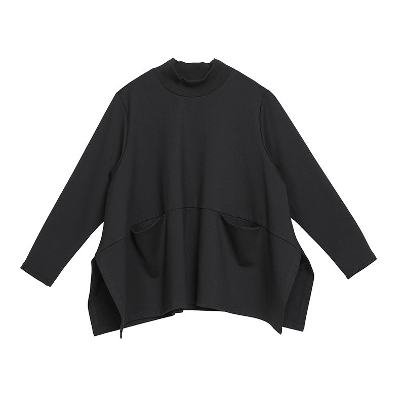 Women&#39;s Loose Split Long Sleeve shirt