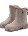 Trade Cotton-padded Shoes Fur Snow Boots Fleece-lined Casual Martin