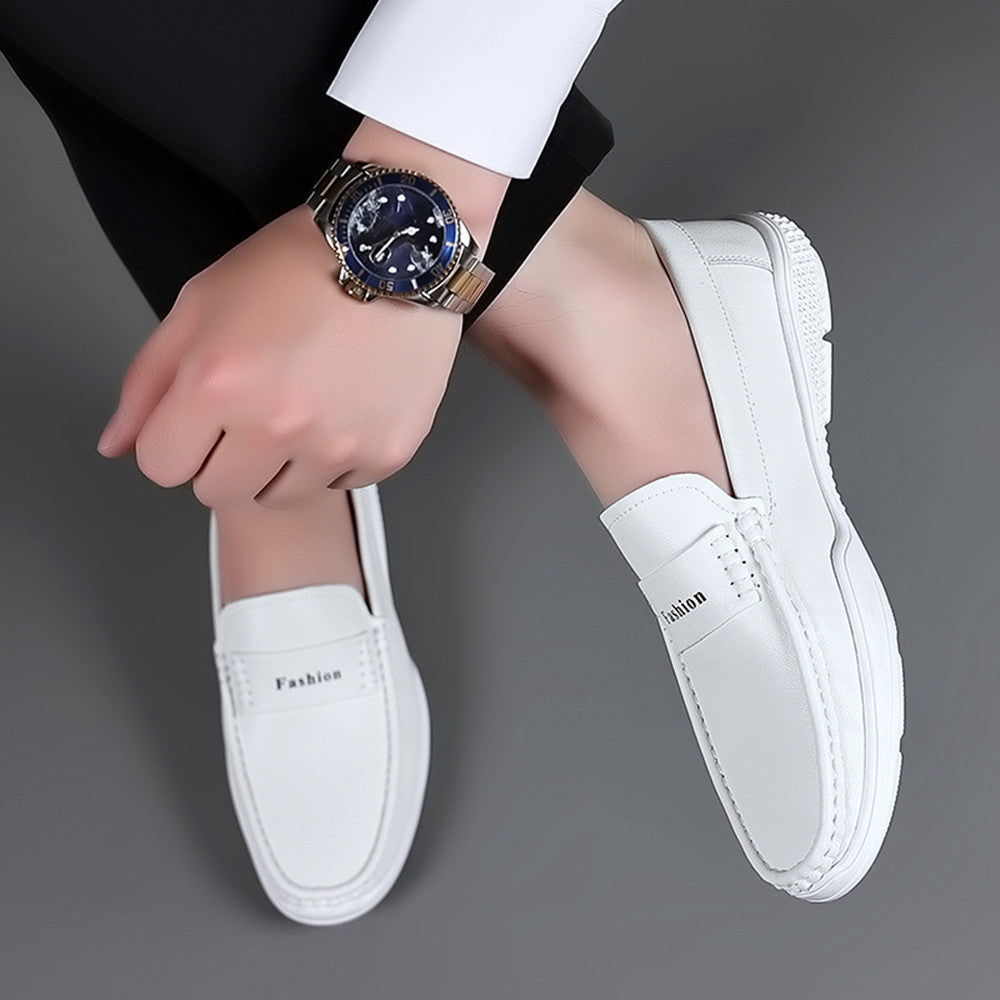 leather Small White Shoes