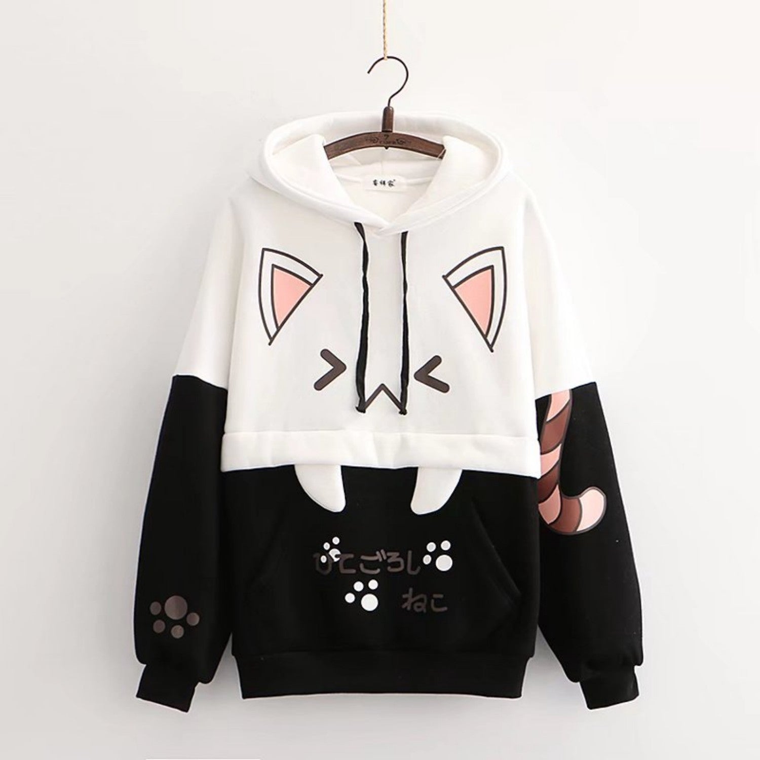 Women’s Forest Fleece Hoodie – Cozy Autumn &amp; Winter Cartoon Style