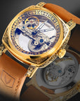 Cowhide Automatic Mechanical Watch Vintage