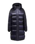 Women’s Winter Warm Hooded Long Coat – Down Cotton Padded Jacket with Pockets