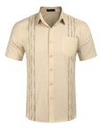 Havana Breeze: Cuban-Inspired Guayabera  MEN Shirt