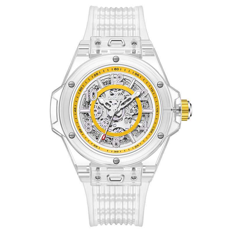 Automatic Mechanical Watch Men&#39;s Transparent